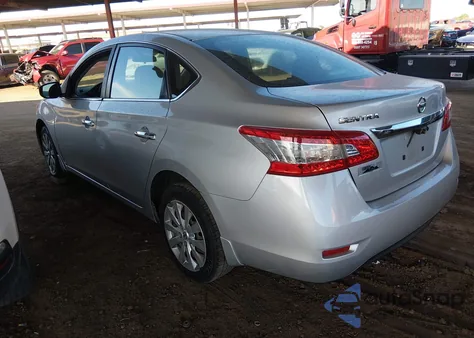 2015 Nissan Sentra S z USA, uszkodzony, nr VIN 3N1AB7AP9FY355124